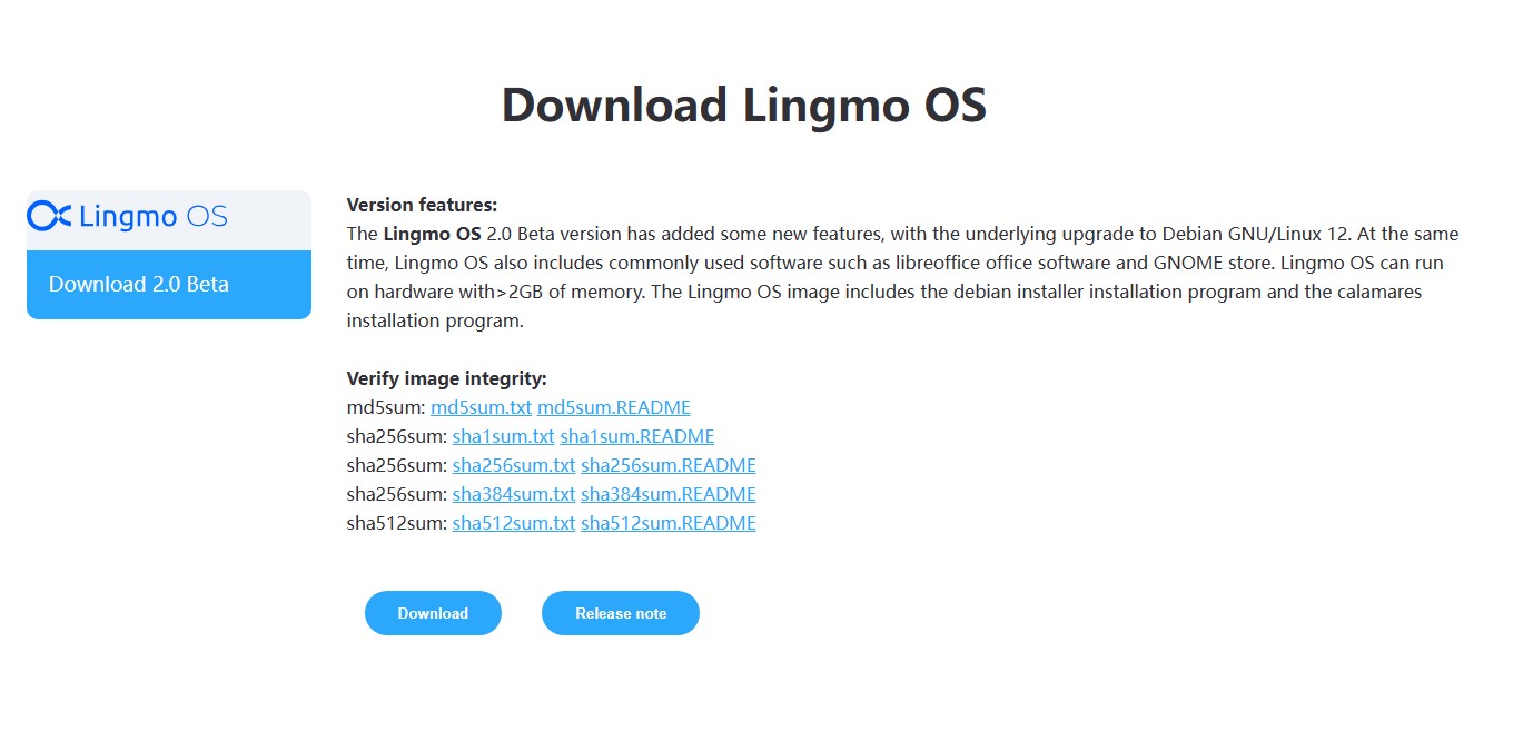 LingmoOS ISO Download